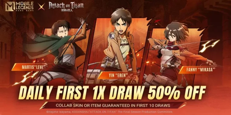 Kolaborasi MLBB × Attack on Titan Resmi Kembali 5 Desember 2025