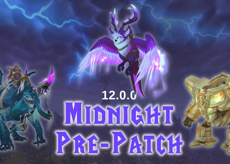 pre-patch besar World of Warcraft : Midnight yang membawa beragam konten mulai dari mounts, pets, transmog, dekorasi. menjelang ekspansi penuh