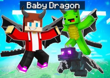 Seorang Player Minecraft Ciptakan Monster Baby Ender Dragon