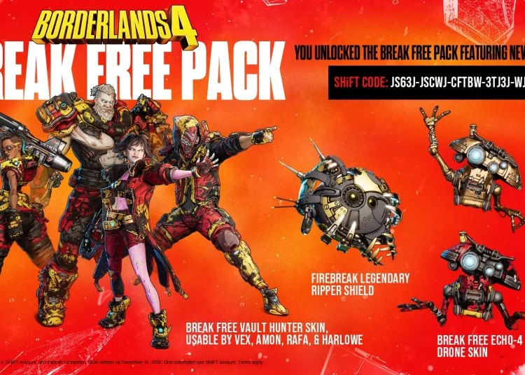 Para Player Borderlands 4 Berkesempatan Mendapatkan Skin Vault Hunter Gratis