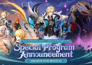 Genshin Impact Umumkan Acara Khusus Versi “Candra V”, Tayang 13 Februari 2026