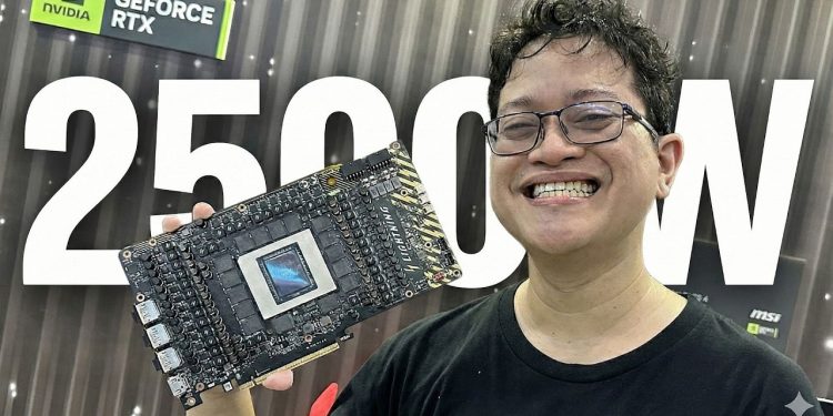 Overclocker Indonesia Alva Jonathan Hancurkan GPU RTX 5090 Lightning Z Saat Extreme Overclocking