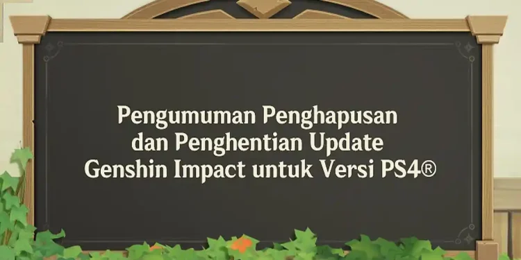 Genshin Impact Resmi Hentikan Dukungan di PlayStation 4 Mulai April 2026