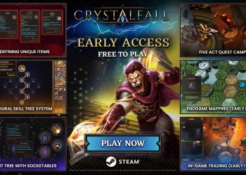 Crystalfall Resmi Rilis Early Access di Steam, Gratis Dimainkan!