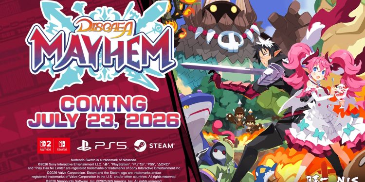 Disgaea Mayhem Resmi Rilis 23 Juli 2026, Hadir di PS5, Switch 2, dan PC