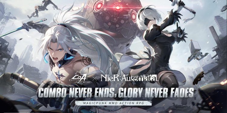Crystal of Atlan × NieR: Automata Resmi Kolaborasi, 2B Akan Hadir!