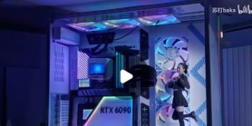 Konten Kreator Asal China Viral Setelah Berhasil Membuat PC Raksasa Sebesar Kamar