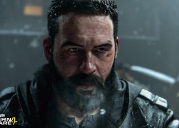 Logo Call of Duty di latar belakang gelap