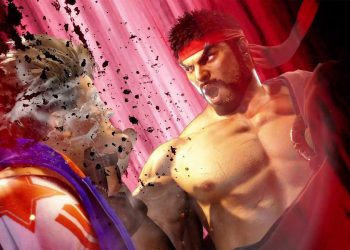 Ilustrasi layar login akun game dengan ikon peringatan keamanan