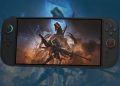 Tampilan Monster Hunter Wilds di layar Nintendo Switch 2