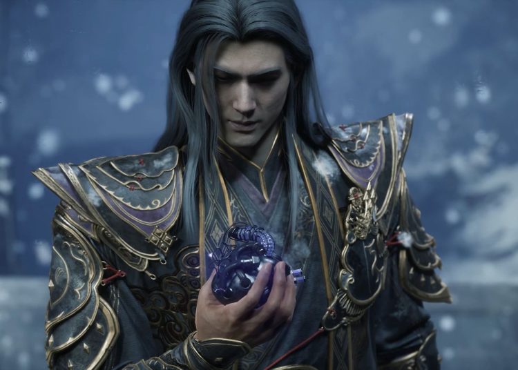 Adegan pertarungan Phantom Blade Zero dengan gaya kungfu wuxia